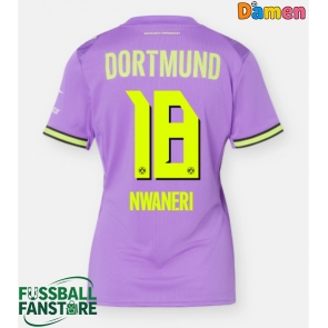 Borussia Dortmund Ethan Nwaneri #18 Replik 3rd trikot Damen 2026-27 Kurzarm